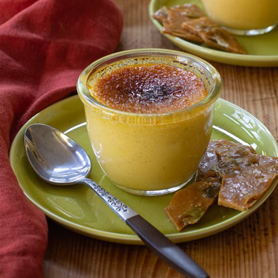 Pumpkin Sour Cream Creme Brulee - Recipe photo by tenpoundcakecompany