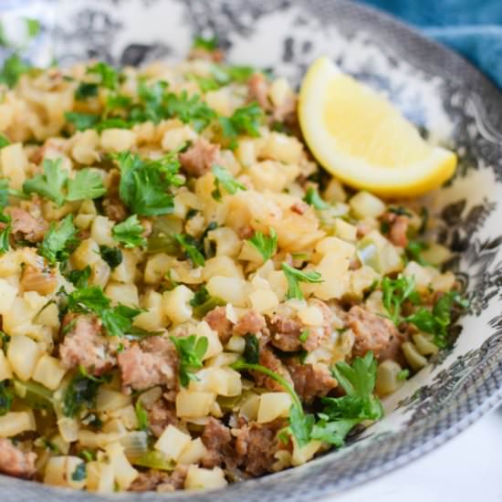 Dirty Cauliflower Rice - Recipe photo by fakeginger