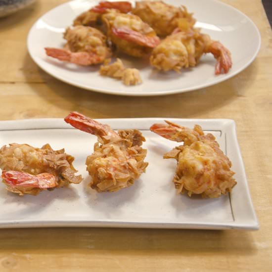 Crispy Wanton Stuffed Prawns - Recipe photo by Hungry PeePor