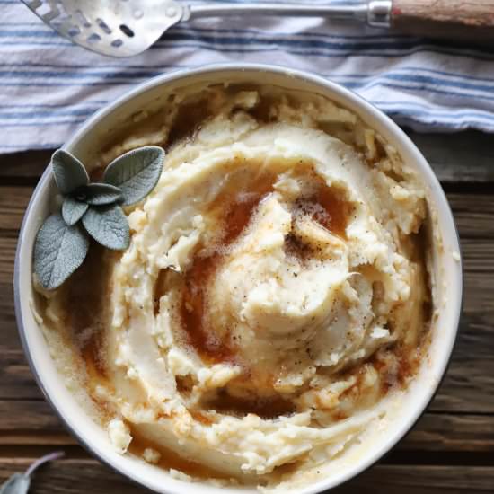 Browned Butter Mashed Potatoes - Recipe photo by butternutandsage