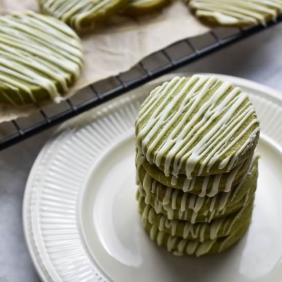 Green Tea White Chocolate Cookies - Recipe photo by bakewithamy