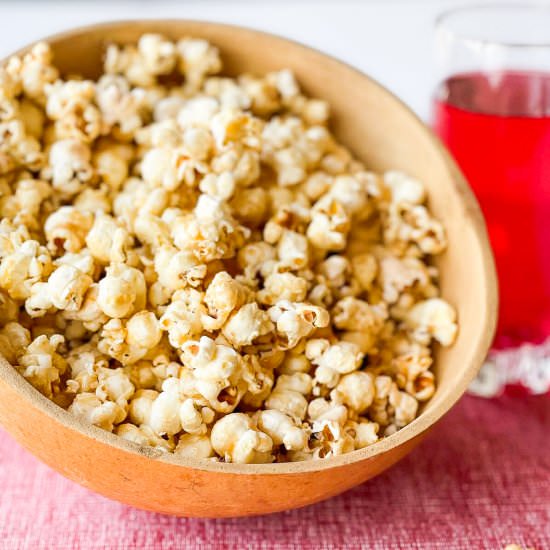 Sweet and Salty Popcorn - Recipe photo by gingerandseasalt