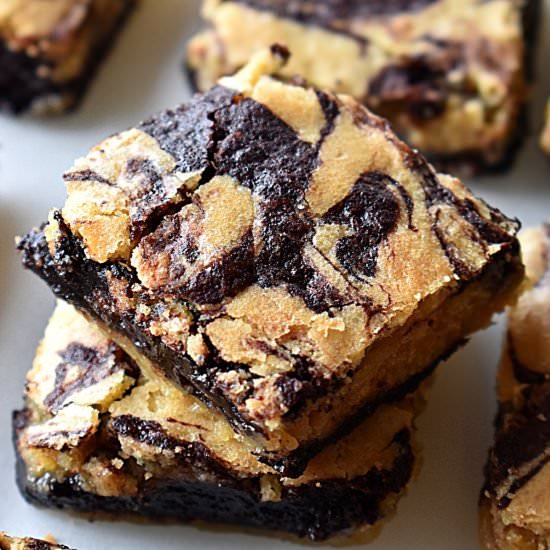 Brownie Blondies - Recipe photo by pastryandbeyond