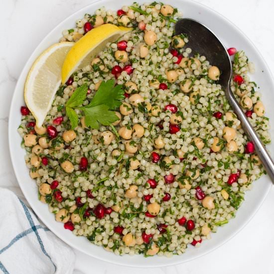 Pomegranate Couscous Salad - Recipe photo by dailydish