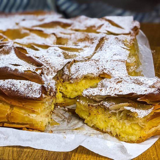 Greek Custard Pie With Pumpkin - Recipe photo by mamazilla