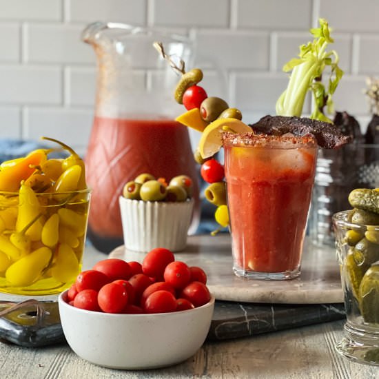 Spicy Bloody Mary Mix - Recipe photo by Theperksofbeingus