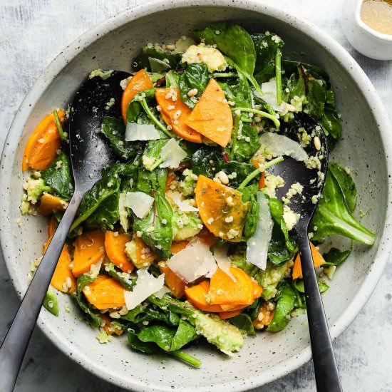 Persimmon & Avocado Salad - Recipe photo by lindseyeatsla