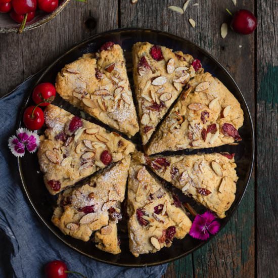 Cherry Almond Scones - Recipe photo by Tashasartisanfoods