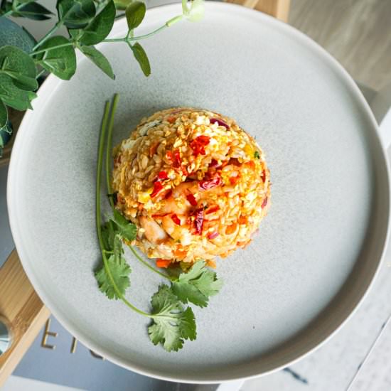 Tom Yum Fried Rice - Recipe photo by fitsianfoodlife