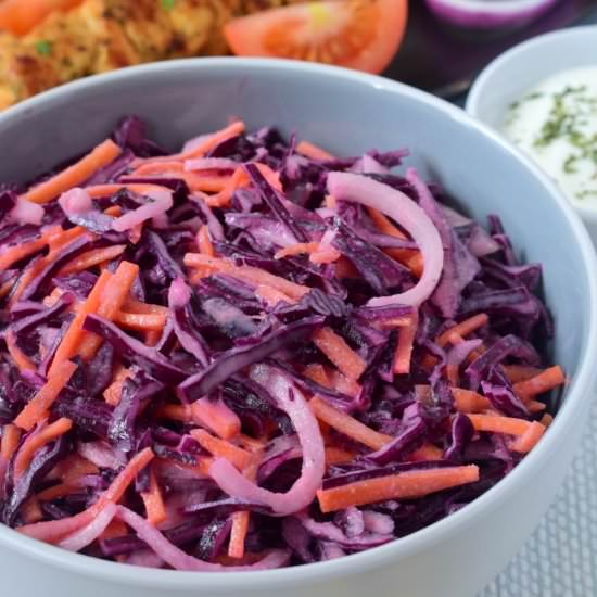Tahini coleslaw - Recipe photo by rumkisgoldenspoon