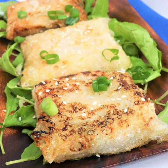 Vegan Tofu Rice Paper Dumplings - Recipe photo by veryveganval
