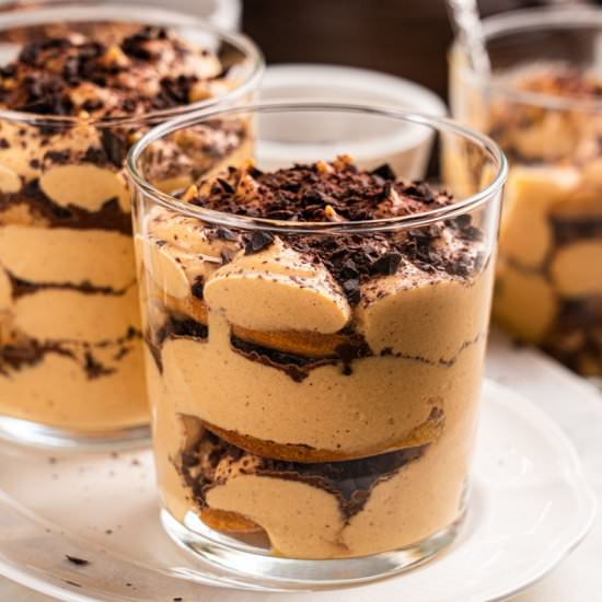Healthy Pumpkin Tiramisu - Recipe photo by Tina FitDiary