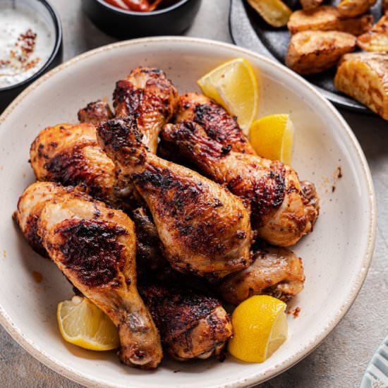 Air Fryer Chicken Drumsticks - Recipe photo by Tina FitDiary