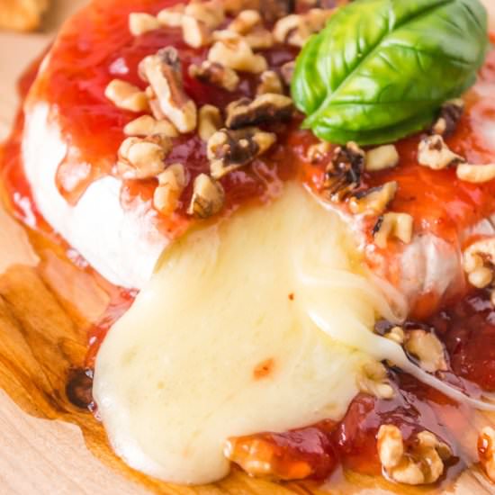 Smoked Baked Brie - Recipe photo by BBQing With The Nolands