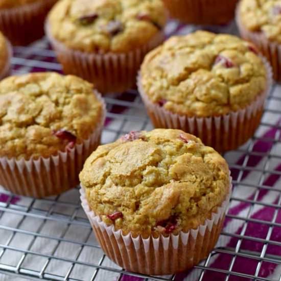Gluten Free Cranberry Muffins - Recipe photo by Flavor Walk