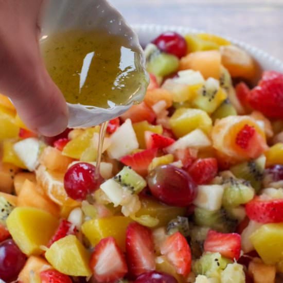 Classic Fruit Salad - Recipe photo by Food Meanderings
