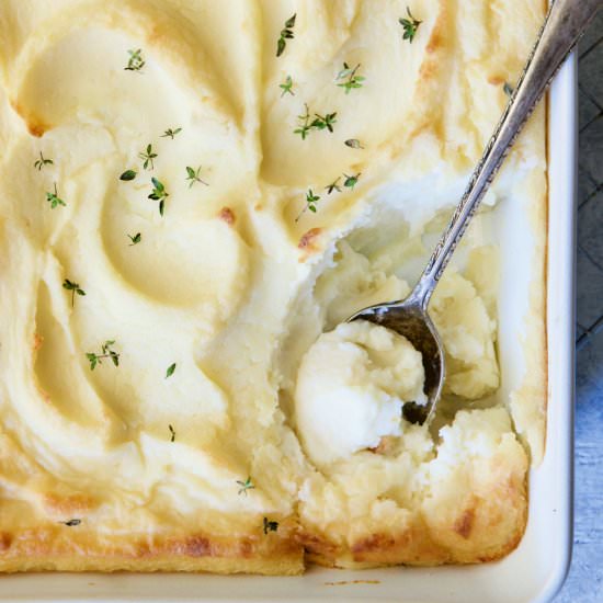 Make Ahead Mashed Potatoes - Recipe photo by fromachefskitchen