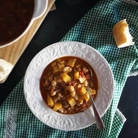 Potaje de Calabaza y Garbanzos - Recipe photo by Cogollos de Agua