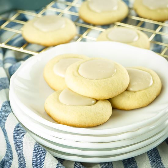 Maple Thumbprint Cookies - Recipe photo by dizzybusyandhungry