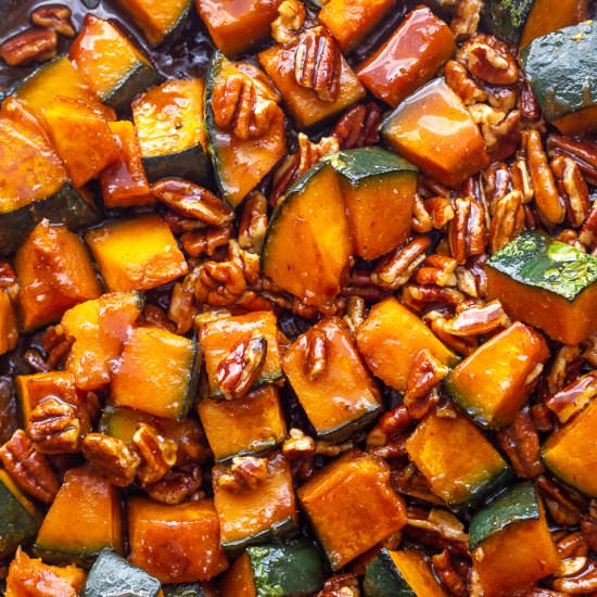 Candied Kabocha with Pecans - Recipe photo by primalwellnesscoach