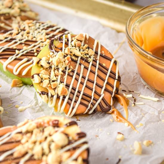 Caramel Apple Slices - Recipe photo by Chopnotch
