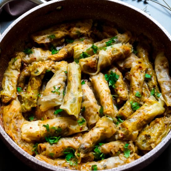 Mother-in-Law’s Lahana Sarmasi - Recipe photo by Crave-Worthy