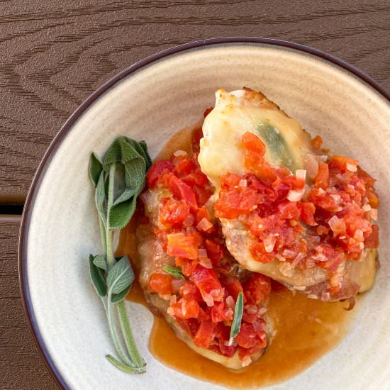 Dad’s Chicken Saltimbocca - Recipe photo by TastefullyGrace