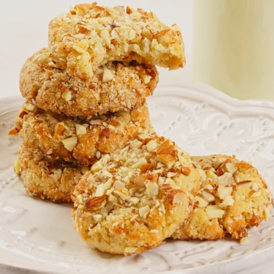 Paleo Coconut Almond Cookies (GF) - Recipe photo by MyIndianStove