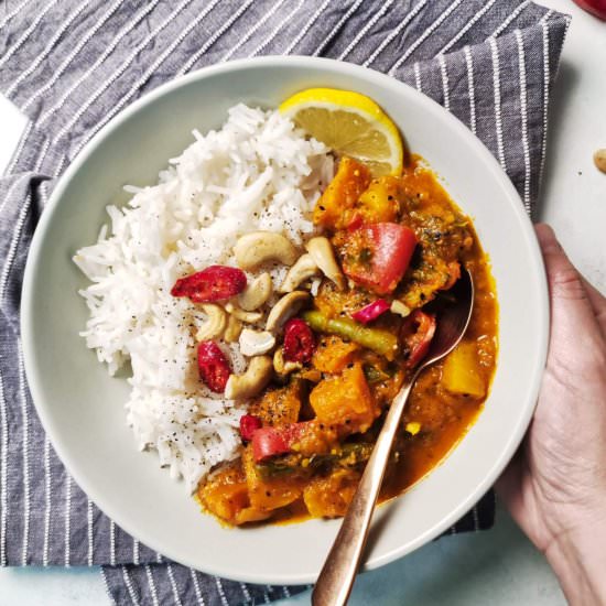 Butternut Squash, Peanut Butter Curry - Recipe photo by Bimorah