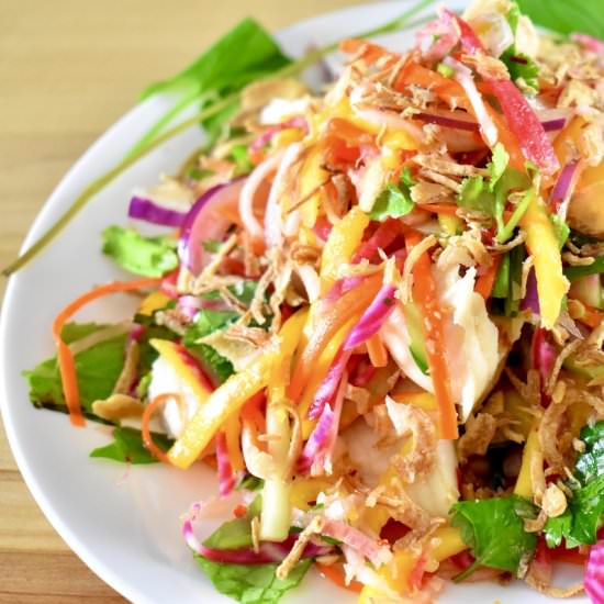 Vietnamese Style Lake Trout Salad - Recipe photo by The Intrepid Eater