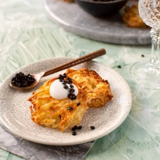 Air Fryer Latkes - Recipe photo by BitterSweet
