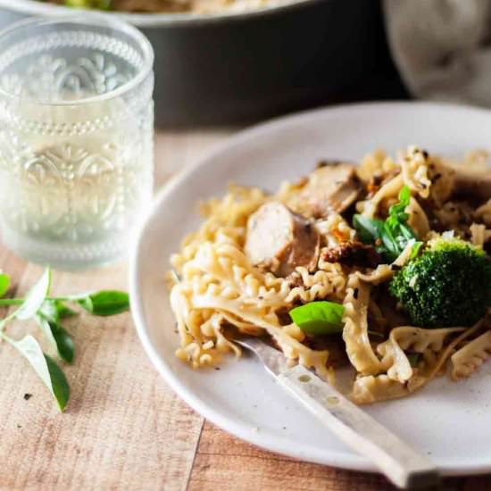 Sausage and Sundried Tomato Pasta - Recipe photo by jaimieeats
