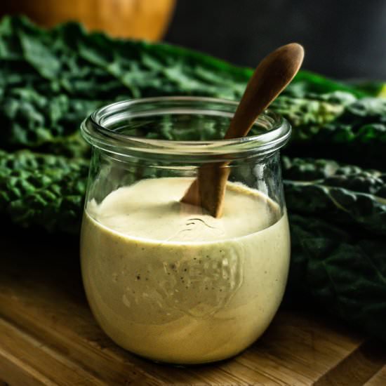 Five Minute Vegan Casear Dressing - Recipe photo by Lifeandlemons