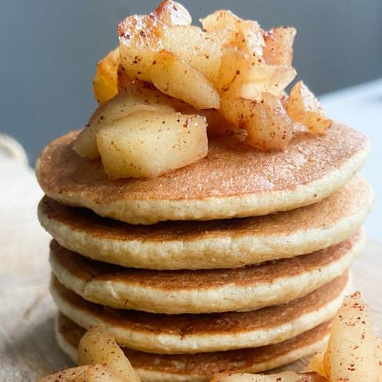 Cinnamon Apple Pancakes - Recipe photo by feedingtinybellies