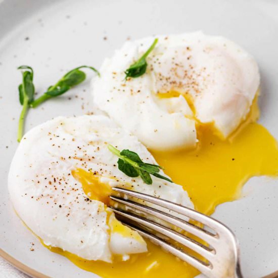 Poached Eggs - Recipe photo by AllThingsMamma