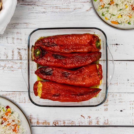 Florina Peppers Stuffed with Feta - Recipe photo by fooodlove