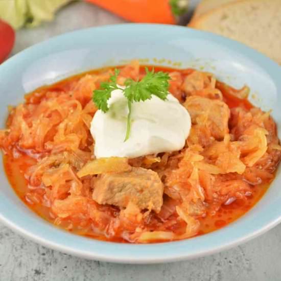 Pork and Sauerkraut Goulash - Recipe photo by timeaskitchen
