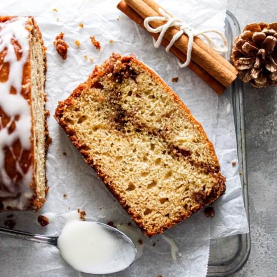 Cinnamon Swirl Quick Bread - Recipe photo by Eats Delightful