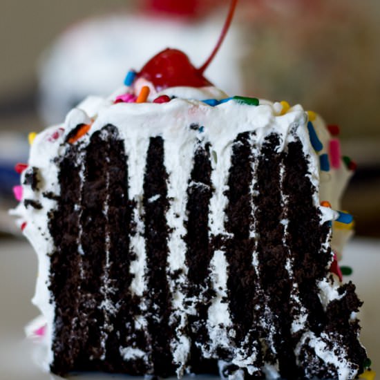 Famous Chocolate Refrigerator Roll - Recipe photo by LifesLittleSweets