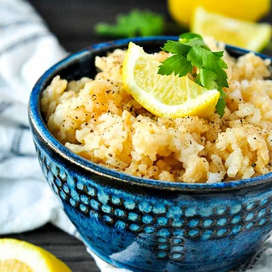 Lemon Butter Rice - Recipe photo by Home Cooked Harvest