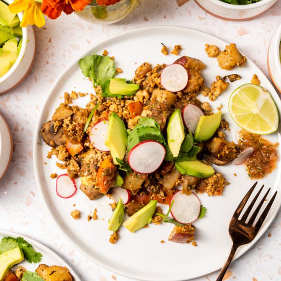Vegan Breakfast Hash - Recipe photo by leisurefanclub