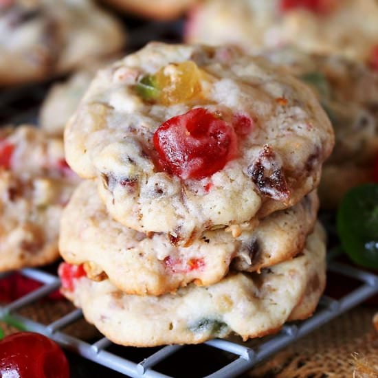 Fruitcake Cookies - Recipe photo by thekitchenismyplayground