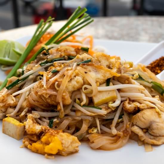 Turkey Pad Thai - Recipe photo by geekola