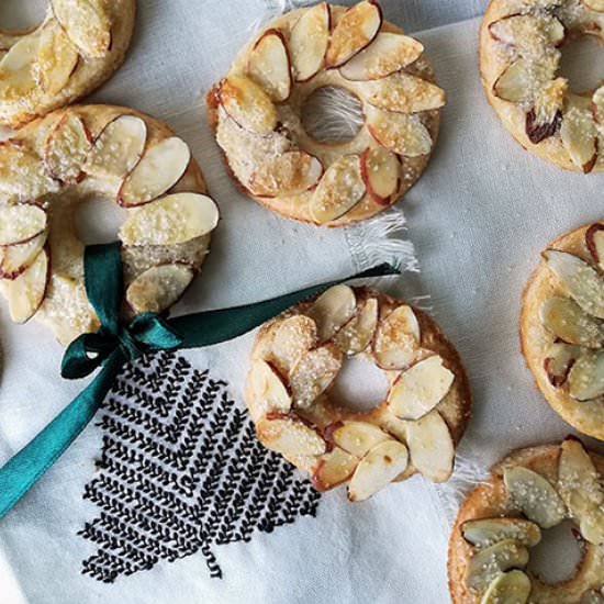 Almond Wreath Cookies - Recipe photo by The Inspirational Nook