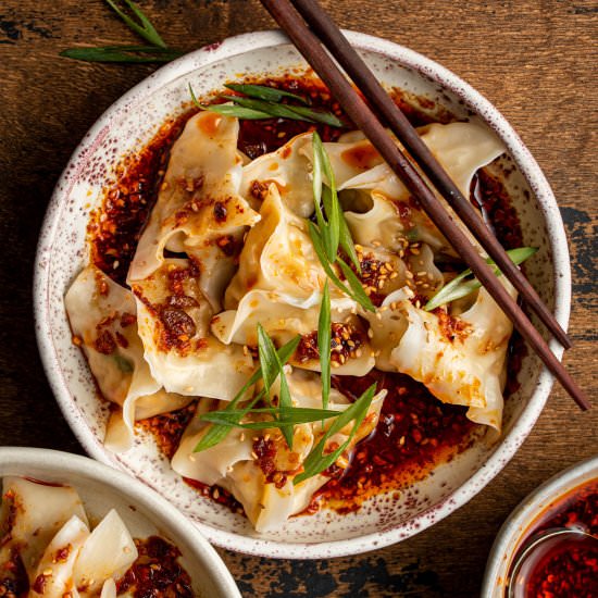 Chicken and squash wontons - Recipe photo by cherryonmysundae