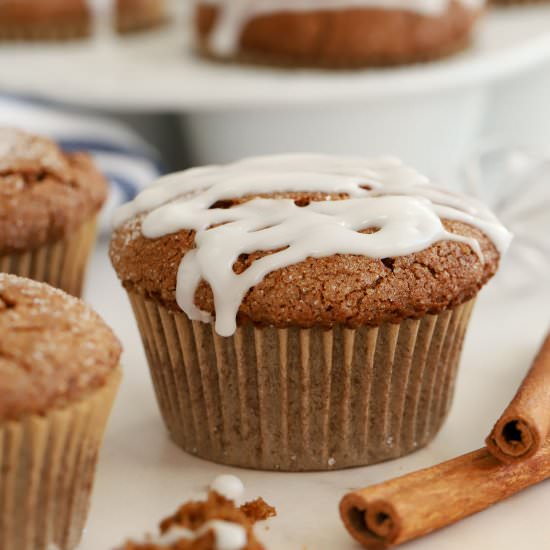 Gingerbread Muffins - Recipe photo by Celebrating Sweets