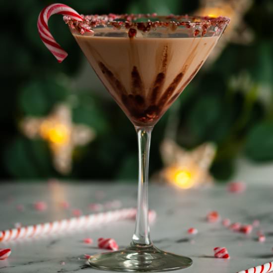 Cheery Peppermint Mocha Martini - Recipe photo by marleysmenu