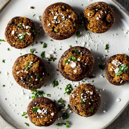 Air Fryer Stuffed Mushrooms - Recipe photo by Went Here 8 This