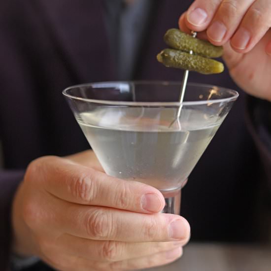 Pickle martini - Recipe photo by cadryskitchen