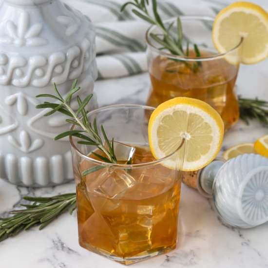 Rosemary Maple Bourbon Sour - Recipe photo by Entirely Elizabeth